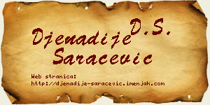 Đenadije Saračević vizit kartica